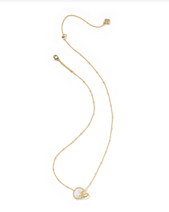Kendra Scott Football Helmet Mother of Pearl Necklace