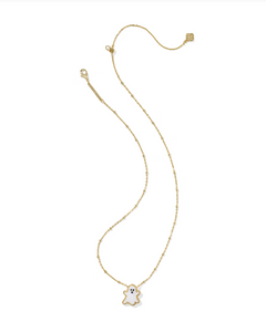 Kendra Scott Ghost Short Pendant White Mother of Pearl