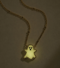 Load image into Gallery viewer, Kendra Scott Glow In Dark Ghost Short Pendant Necklace
