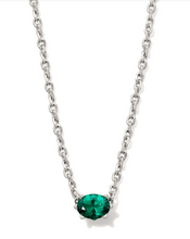 Load image into Gallery viewer, Kendra Scott Gold Cailin Necklace In Green Crystal
