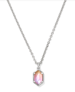 Kendra Scott Hallie Pendant Necklace Sunrise Watercolor Illusion