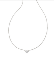 Load image into Gallery viewer, Kendra Scott Henry Pendant Necklace White CZ
