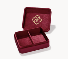 Load image into Gallery viewer, Kendra Scott Mattie Case Burgundy Velvet
