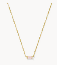 Load image into Gallery viewer, Kendra Scott Juliette Pendant Necklace Rose Quartz in Gold or Silver
