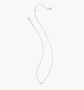 Kendra Scott Juliette Pendant Necklace Rose Quartz in Gold or Silver