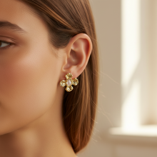 Load image into Gallery viewer, Kendra Scott Leanne Stud Gold Mother Of Pearl Earrings
