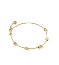 Load image into Gallery viewer, Kendra Scott Lilia Butterfly Delicate Chain Bracelet Pink Enamel

