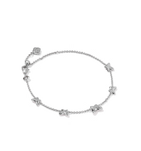 Load image into Gallery viewer, Kendra Scott Lilia Butterfly Delicate Chain Bracelet Pink Enamel
