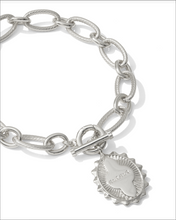Load image into Gallery viewer, Kendra Scott Mama Link Chain Bracelet Rhodium Metal
