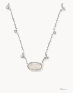 Kendra Scott Mickey Mouse Elisa Necklace Iridescent Drusy