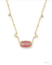 Load image into Gallery viewer, Kendra Scott Mickey Mouse Elisa in Gold Hot Pink Drusy
