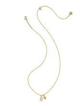 Load image into Gallery viewer, Kendra Scott Mini Elisa Dira Necklace Gold - Light Pink Opal
