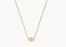 Load image into Gallery viewer, Kendra Scott Mini Elisa Gold Lux Necklace-CZ
