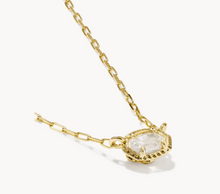 Load image into Gallery viewer, Kendra Scott Mini Elisa Gold Lux Necklace-CZ
