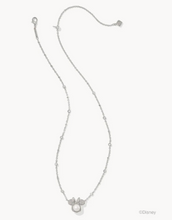 Load image into Gallery viewer, Kendra Scott Minnie Mouse Pendant Necklace Silver White Pearl
