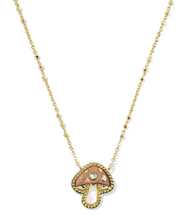 Load image into Gallery viewer, Kendra Scott Mushroom Short Gold Pendant Necklace
