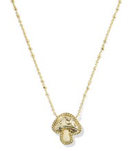 Load image into Gallery viewer, Kendra Scott Mushroom Short Gold Pendant Necklace
