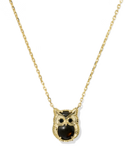Load image into Gallery viewer, Kendra Scott Owl Gold Short Pendant
