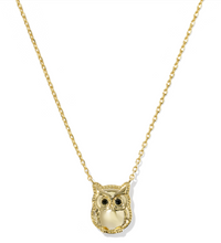 Load image into Gallery viewer, Kendra Scott Owl Gold Short Pendant
