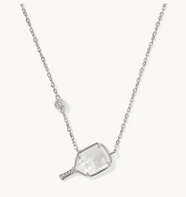 Load image into Gallery viewer, Kendra Scott Pickleball Necklace in Ivory Mother of Pearl in Gold or Silver
