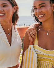 Load image into Gallery viewer, Kendra Scott Pickleball Necklace in Ivory Mother of Pearl in Gold or Silver
