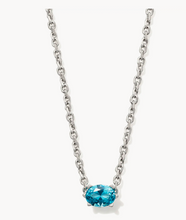 Load image into Gallery viewer, Kendra Scott Cailin Necklace In Aqua Crystal in Gold or Silver
