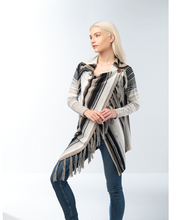 Load image into Gallery viewer, Khaki Striped Cardigan
