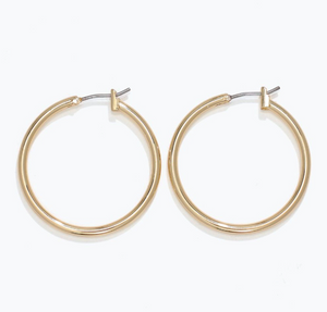 Large Gold Hoop Earrings