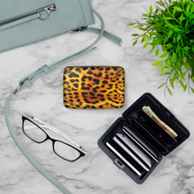 Load image into Gallery viewer, Leopard Print Armored Wallet RFID Protection
