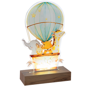 Light Up Baby Hot Air Balloon Tabletop Decor