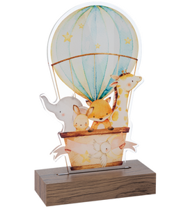 Light Up Baby Hot Air Balloon Tabletop Decor