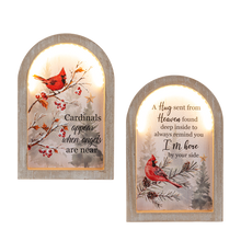 Load image into Gallery viewer, Light up Cardinal Plaque
