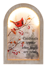 Load image into Gallery viewer, Light up Cardinal Plaque
