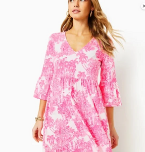 Lilly Pulitzer Jannie Toile Dress - Size XL only -50% off