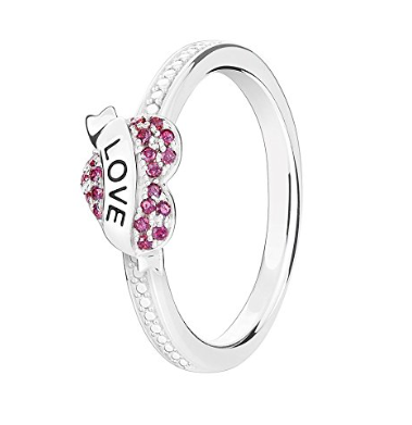 Love Banner Heart Ring