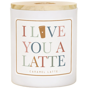 Love You A Latte Candle