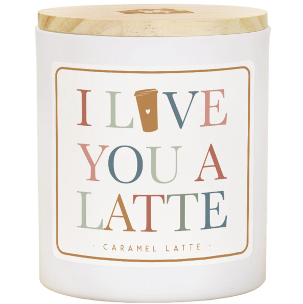 Love You A Latte Candle