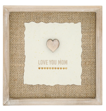 Load image into Gallery viewer, Love You Mom Plaque
