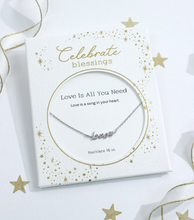 Load image into Gallery viewer, Love Charm Necklace by Celebrate Blessings
