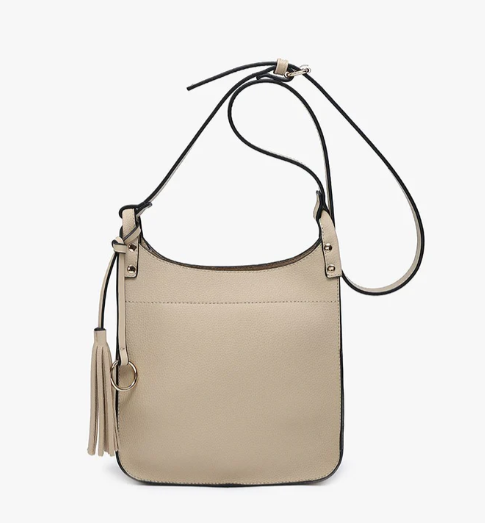 Lucinda Square Crossbody in Greige