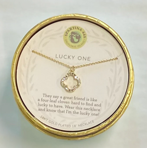 Lucky One Gold Clover Necklace - Sea La Vie