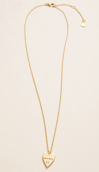 Mama Heart Gold Necklace- Sea La Vie