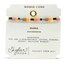 Load image into Gallery viewer, Mama Tila Morse Code Bracelet
