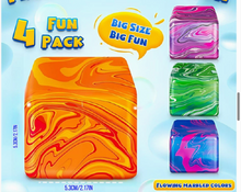 Load image into Gallery viewer, Marble Ice Cube Squishy Slow Rising Stress Toy
