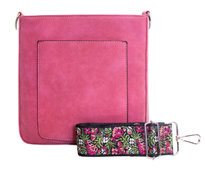 May Crossbody Purse Fuchsia