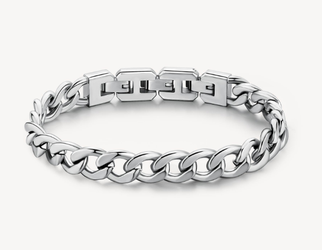 Men's Stainless Steel Chain Bracelet by Brosway
