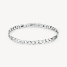 Load image into Gallery viewer, Men&#39;s Stainless Steel Curb Chain Bracelet by Brosway
