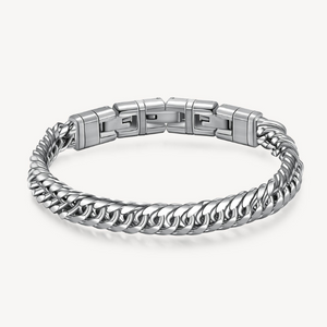 Men's Stainless Steel Groumette Chain Bracelet by Brosway