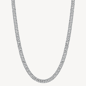 Men's Stainless Steel Groumette Chain Necklace by Brosway