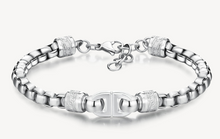 Load image into Gallery viewer, Men&#39;s Stainless Steel Venetian Chain Bracelet by Brosway
